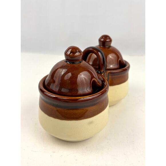 VTG Relish Condiment Server Brown Tan Ceramic Stoneware Taiwan 1970's - Picture 13 of 16